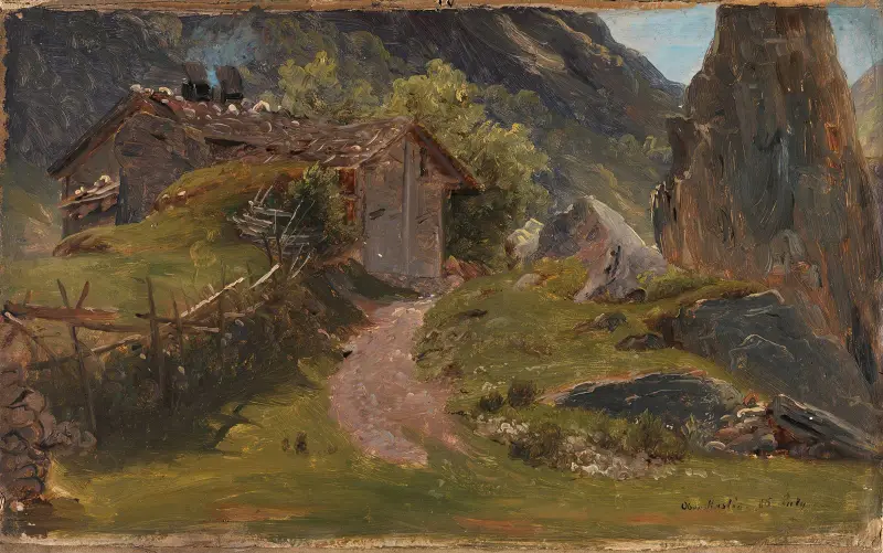Från Oberhasli i Schweiz av Thomas Fearnley