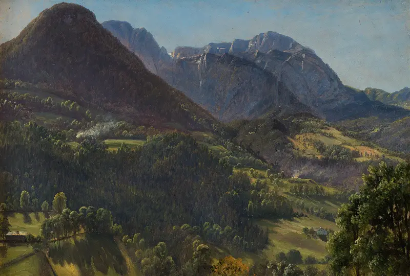 Landskap, Tyrolen av Thomas Fearnley