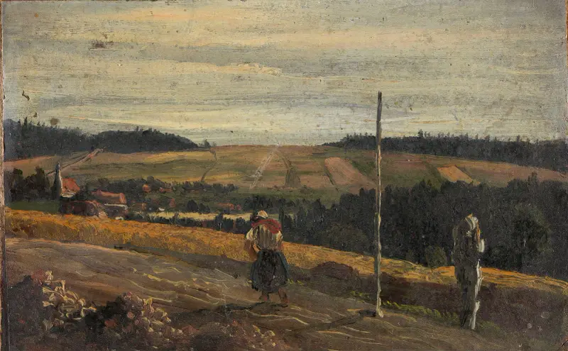 Landskapsstudie av Thomas Fearnley