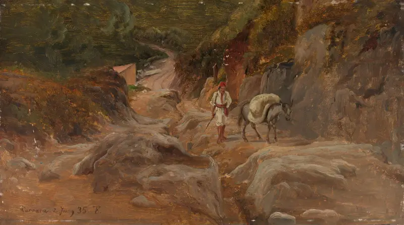 Väg i Carrara av Thomas Fearnley