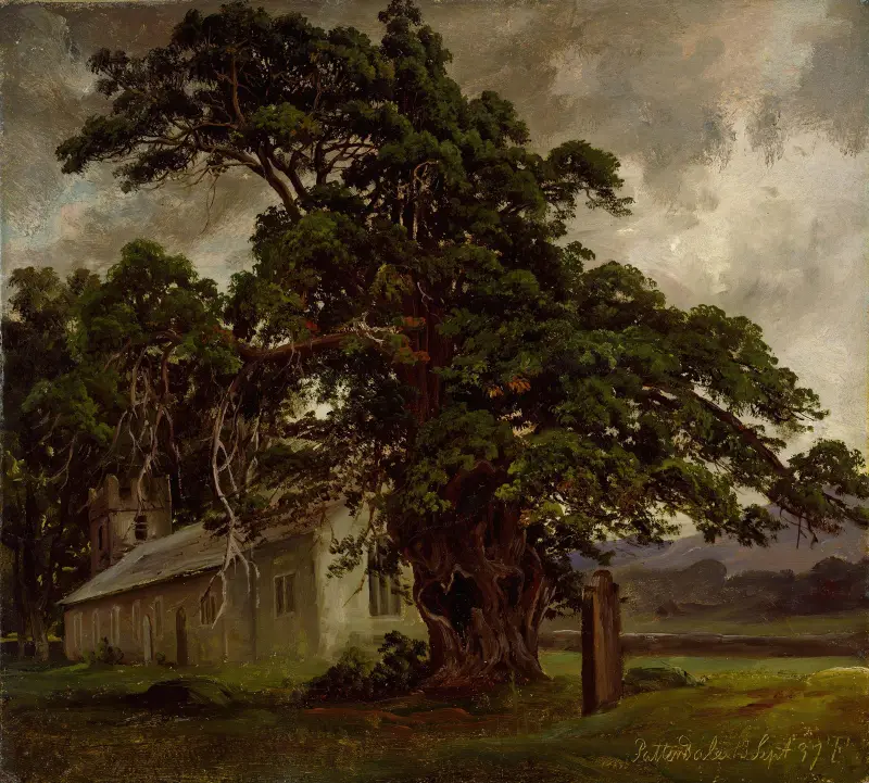 Kyrkan i Patterdale av Thomas Fearnley