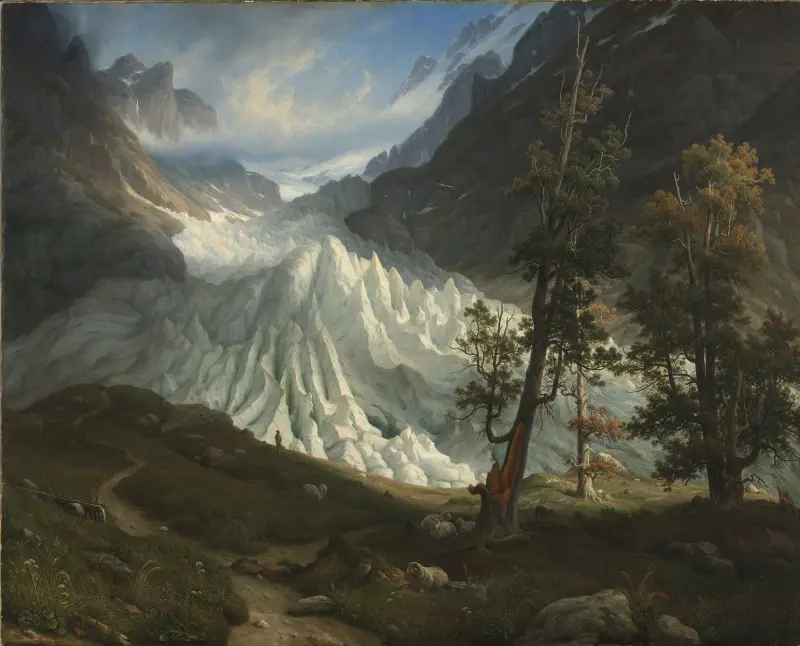 Der Grindelwaldgletscher von Thomas Fearnley