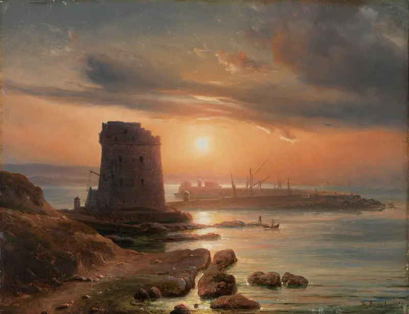 Port w Agrigento, Thomas Fearnley