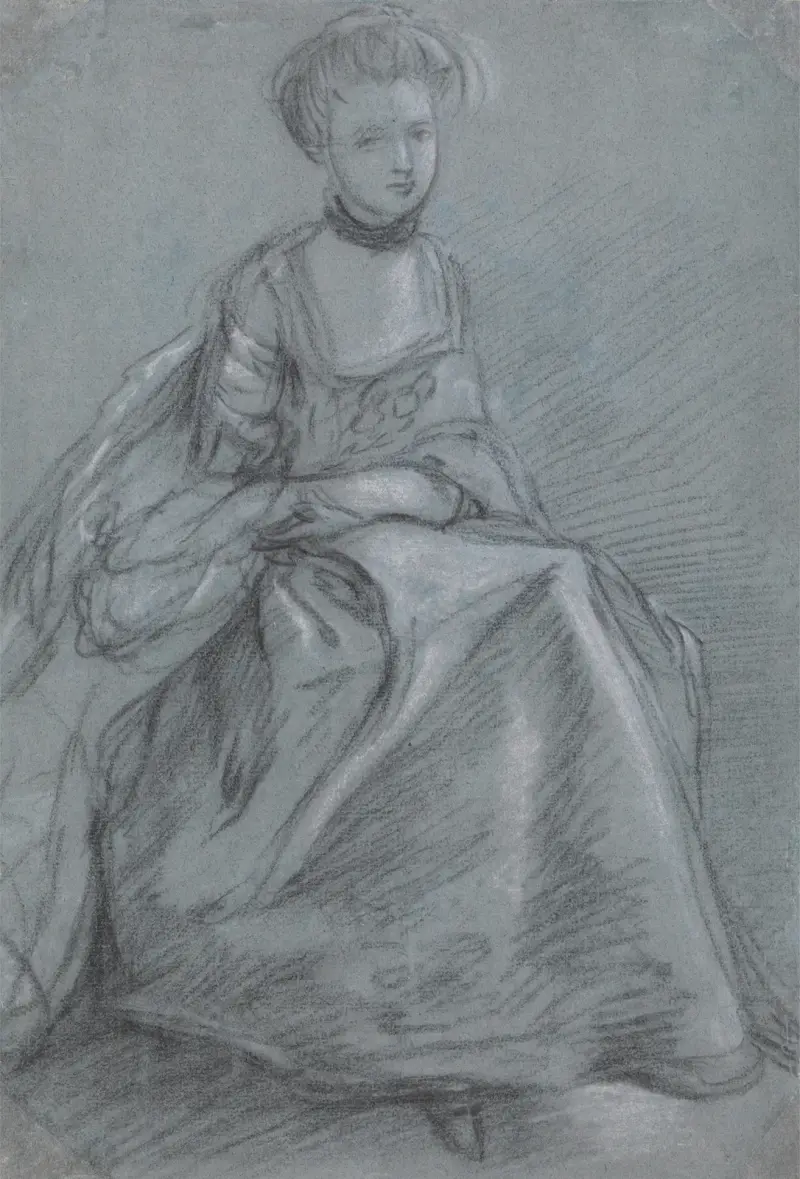 A Woman Seated av Thomas Gainsborough