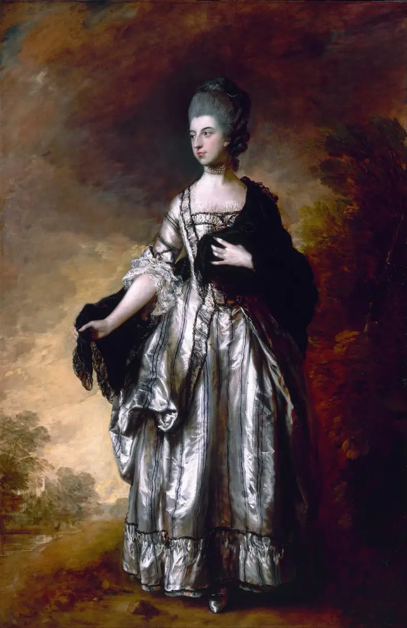 Isabella,Viscountess Molyneux, later Countess of Sefton av Thomas Gainsborough