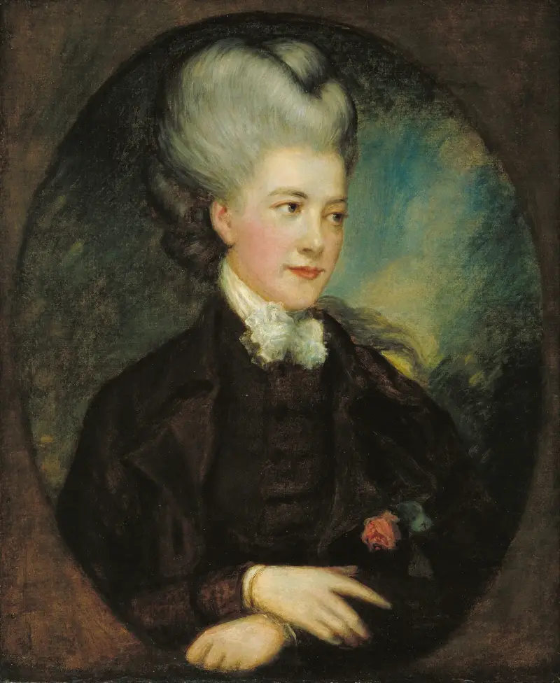 Lady Georgiana Poyntz, Countess Spencer av Thomas Gainsborough