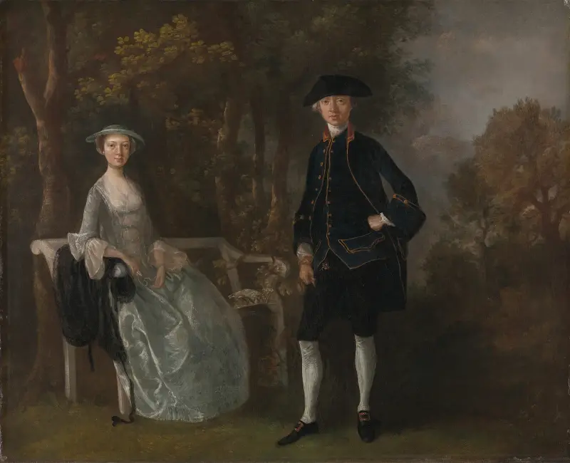 Lady Lloyd und ihr Sohn Richard Savage Lloyd aus Hintlesham Hall, Suffolk von Thomas Gainsborough