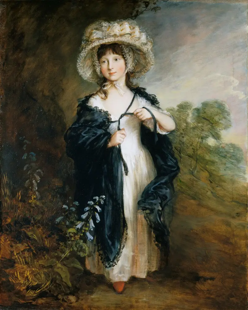 Miss Elizabeth Haverfield av Thomas Gainsborough