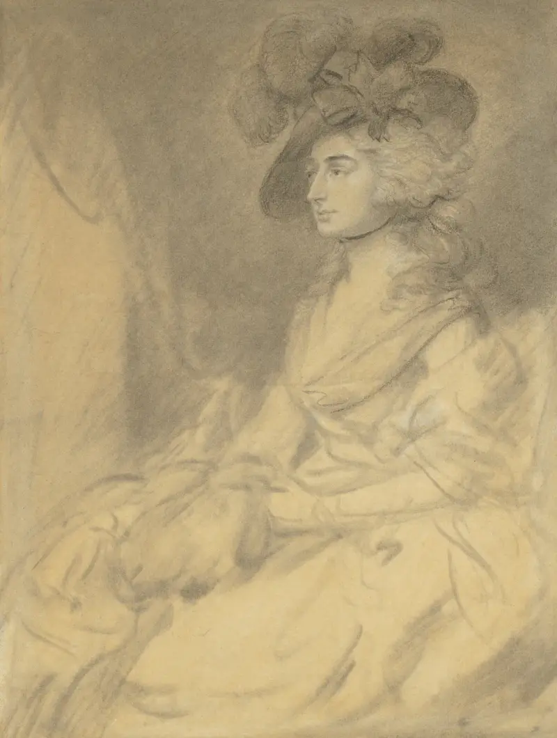 Mrs. Sarah Siddons, 1785 – nr 2 av Thomas Gainsborough