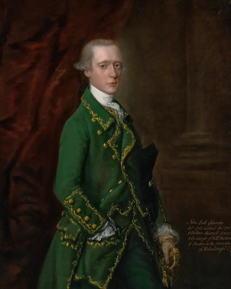 Portrait of John Campbell, Viscount Glenorchy av Thomas Gainsborough