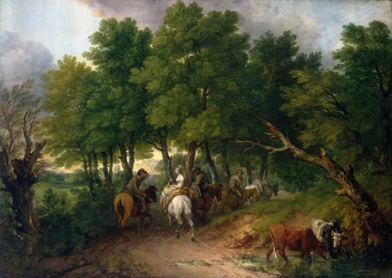 Droga z targu, Thomas Gainsborough