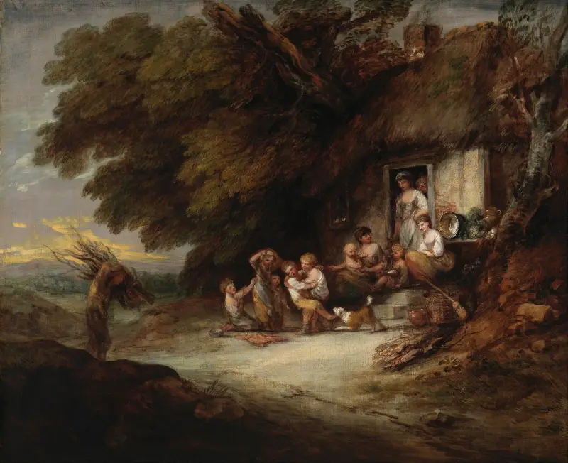 The Cottage Door av Thomas Gainsborough