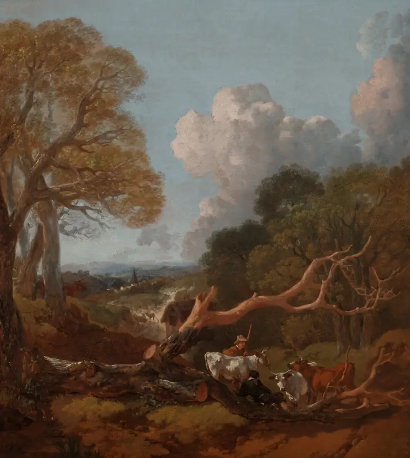 Padlý strom, Thomas Gainsborough