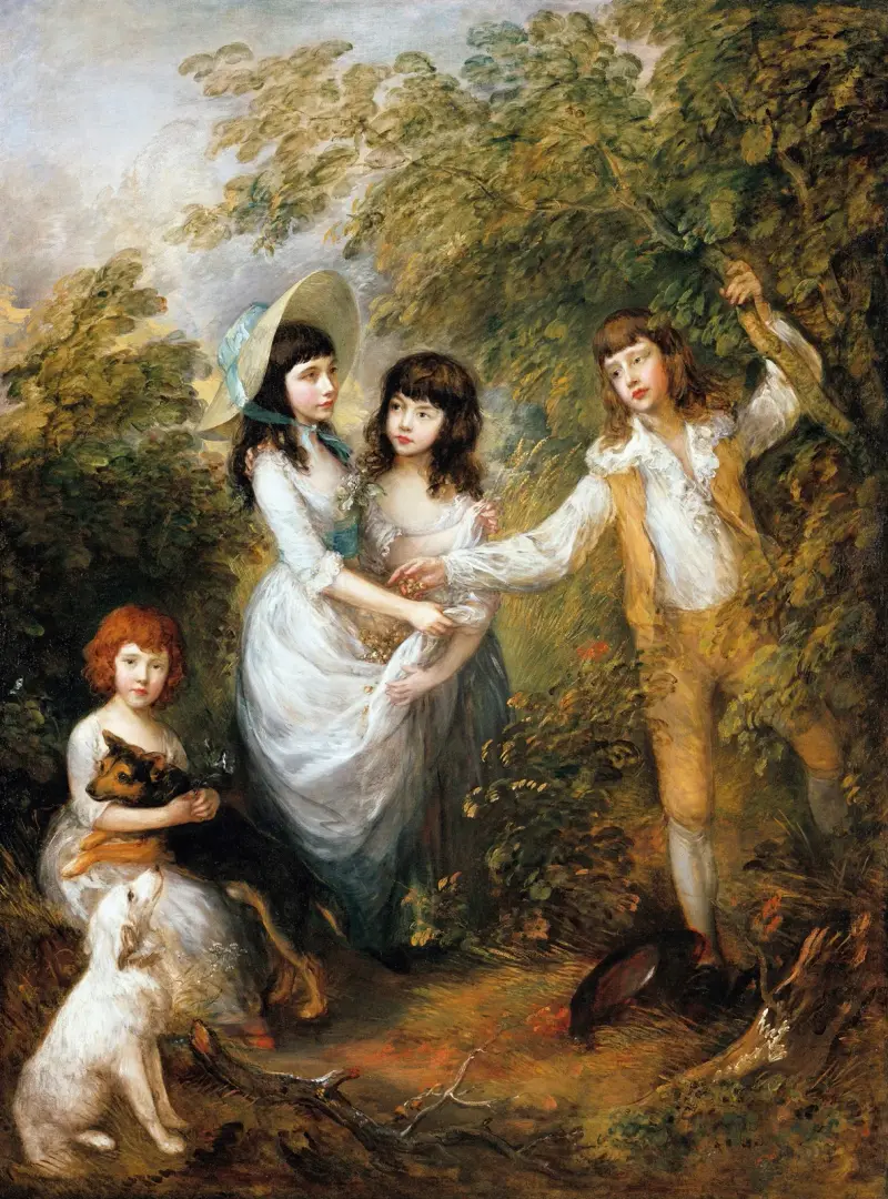 The Marsham Children av Thomas Gainsborough
