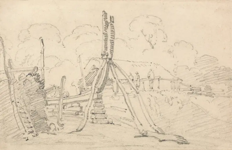 Boat Building von Thomas Girtin