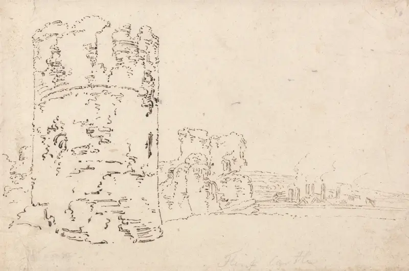 Zamek Flint, Thomas Girtin