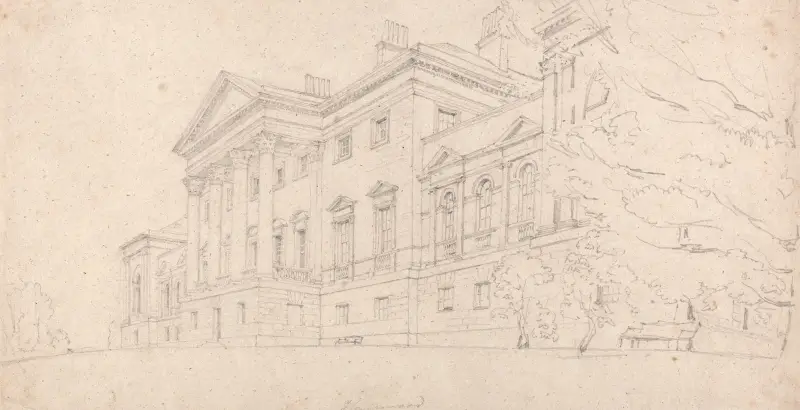 Harewood House, Yorkshire, Thomas Girtin