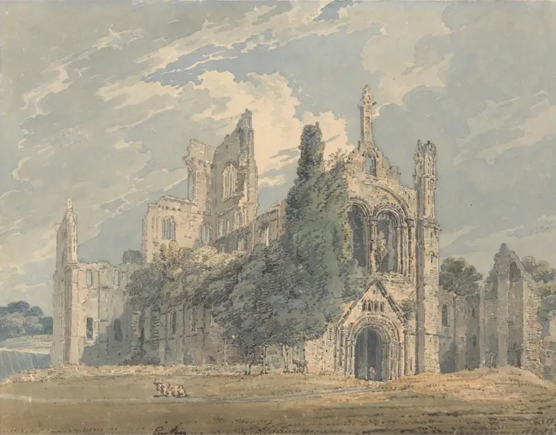 Kirkstall Abbey from the N.W., Thomas Girtin