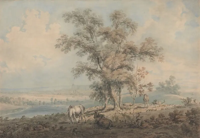 London from Highgate Hill, Thomas Girtin