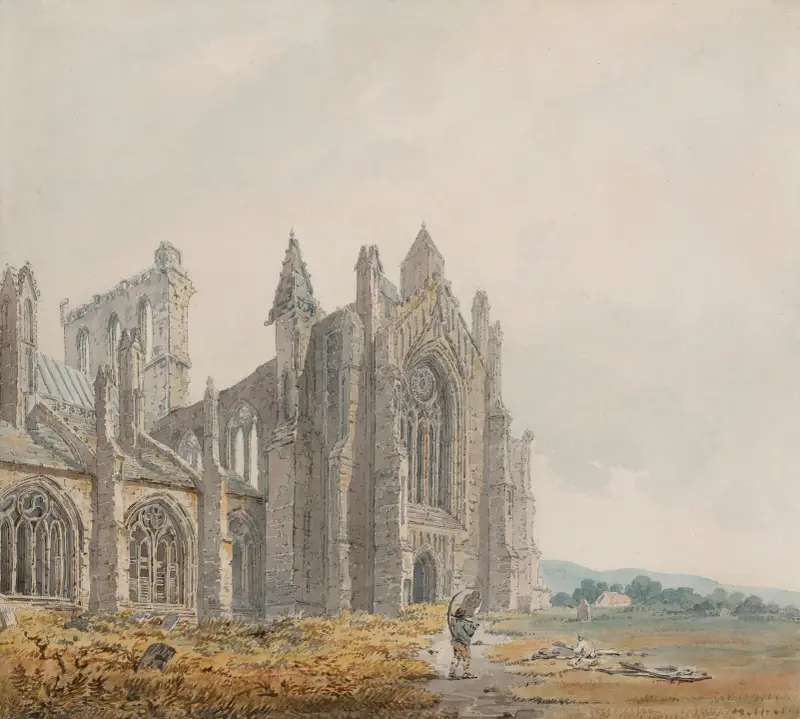 Melrose Abbey, Szkocja, Thomas Girtin