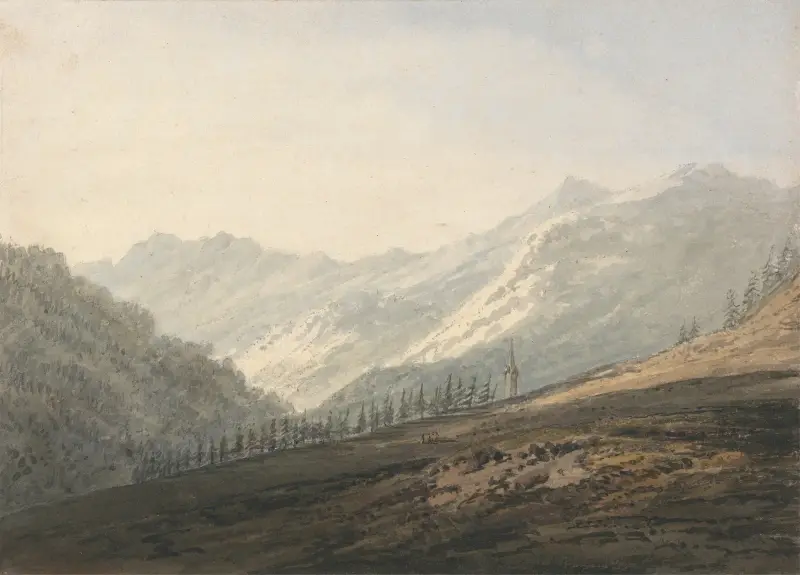 Near Sterzing, Tyrol, Thomas Girtin