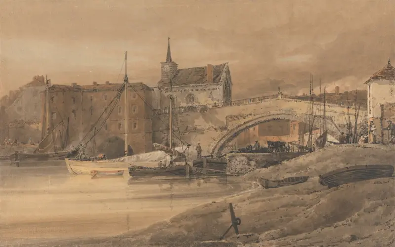 Ouse Bridge, York, Thomas Girtin