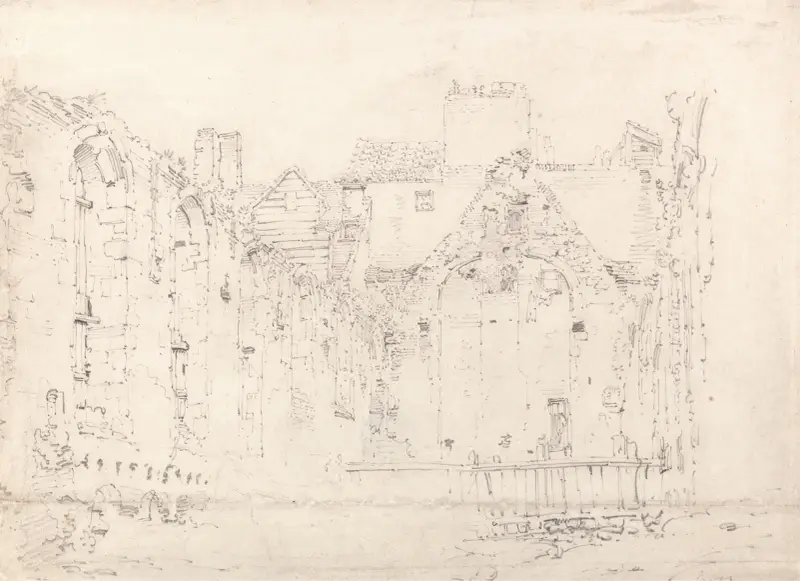 Ruinen des Savoy Palace von Thomas Girtin
