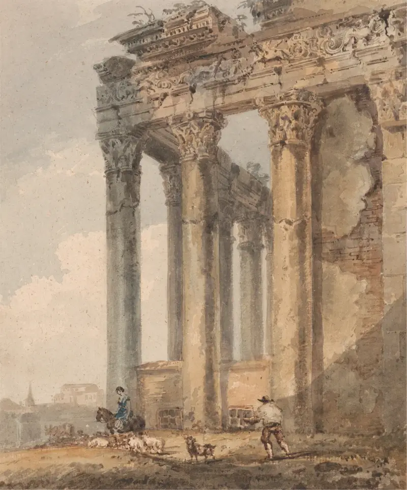 Świątynia Antonina i Faustyny, Thomas Girtin