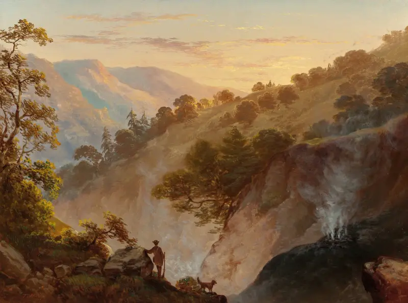 The Geysers, Sonoma, California av Thomas Hill