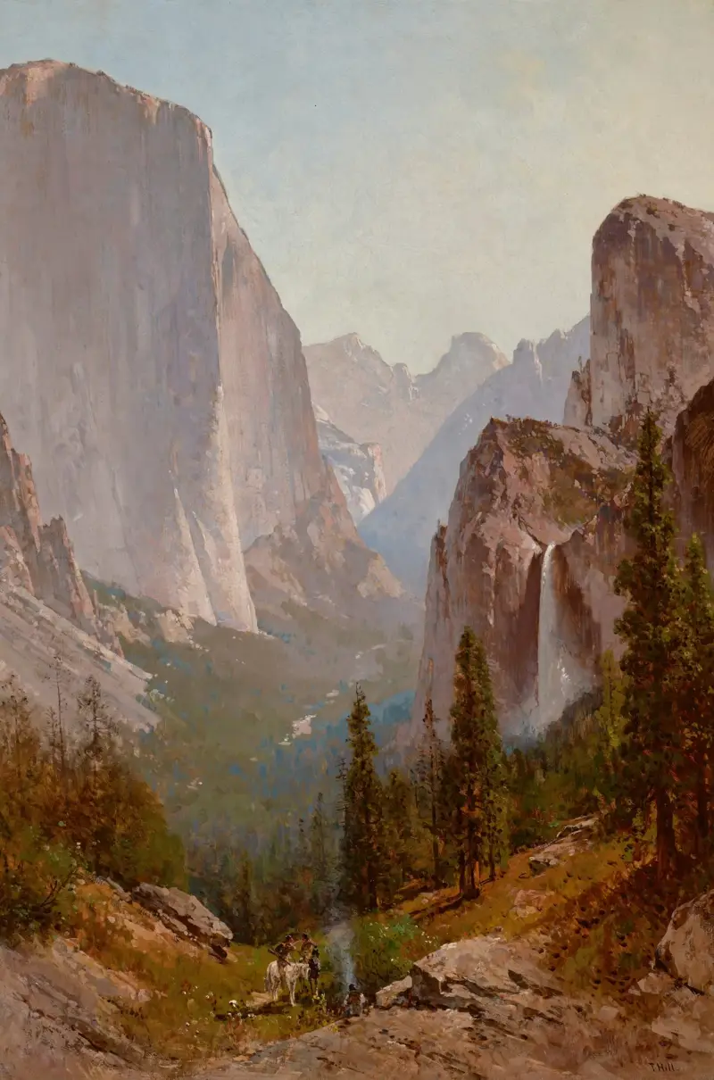 View of Yosemite av Thomas Hill
