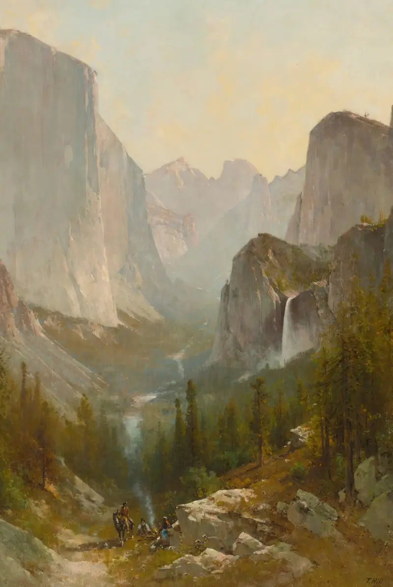 Yosemitské údolí, 1889, Thomas Hill