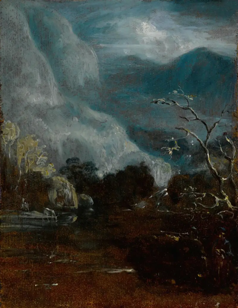 En nattlig kronhjortsjakt av Sir Thomas Lawrence