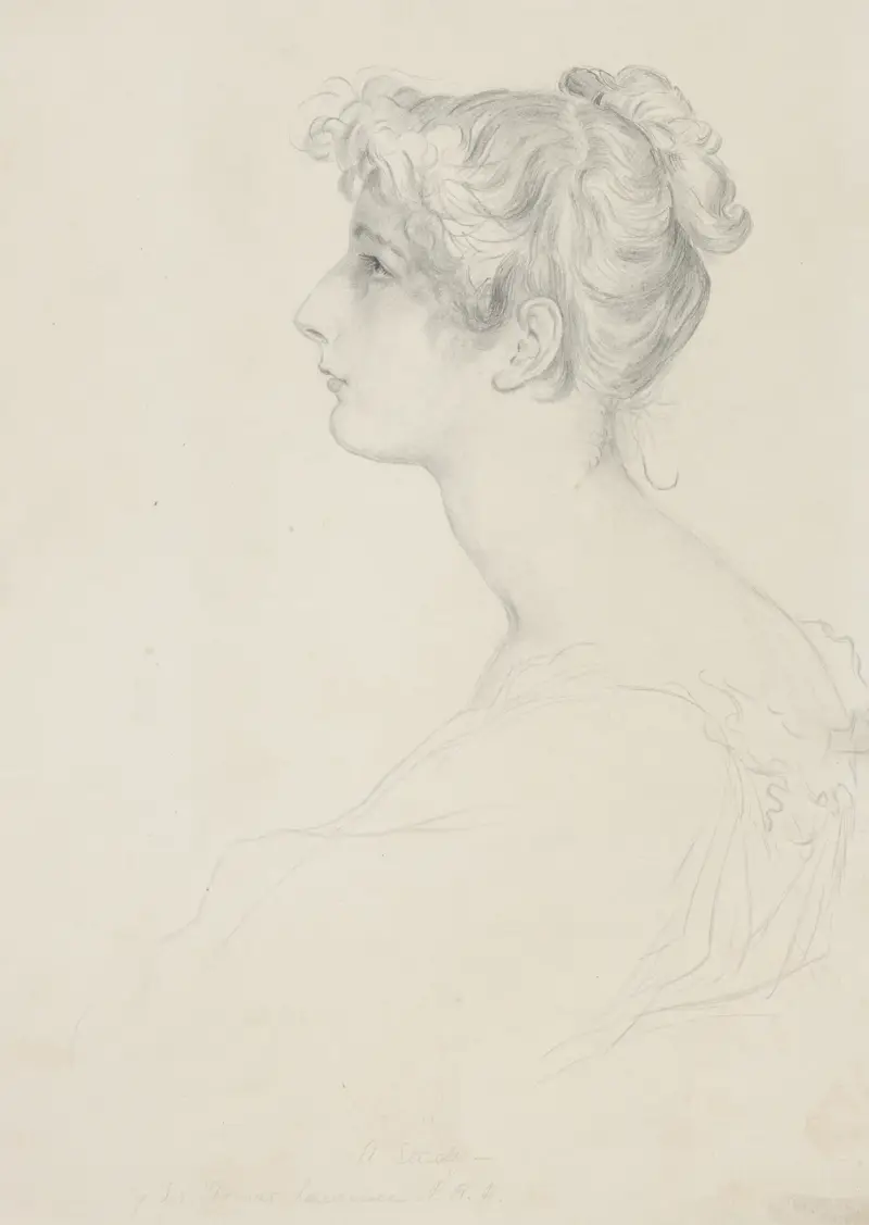 Porträtt av en ung flicka av Thomas Lawrence