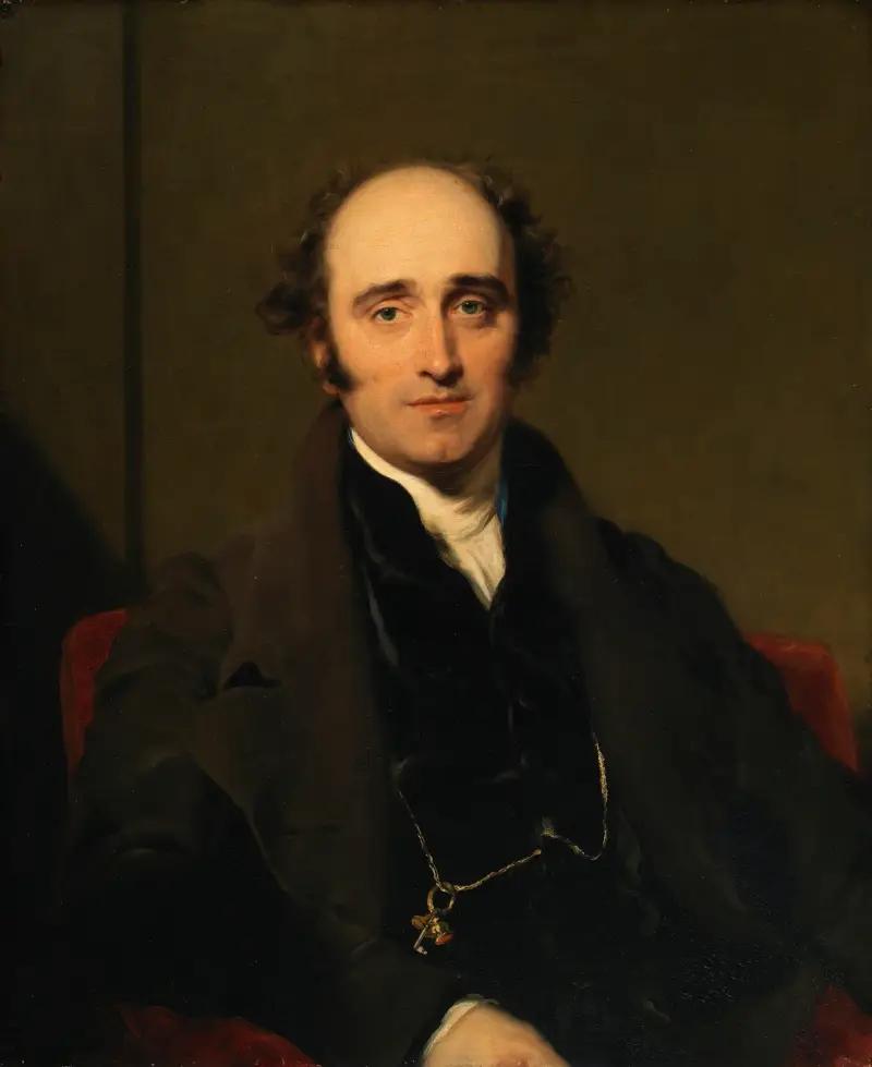 Porträtt av John Wilson Croker (1780–1857), politiker och författare av Sir Thomas Lawrence