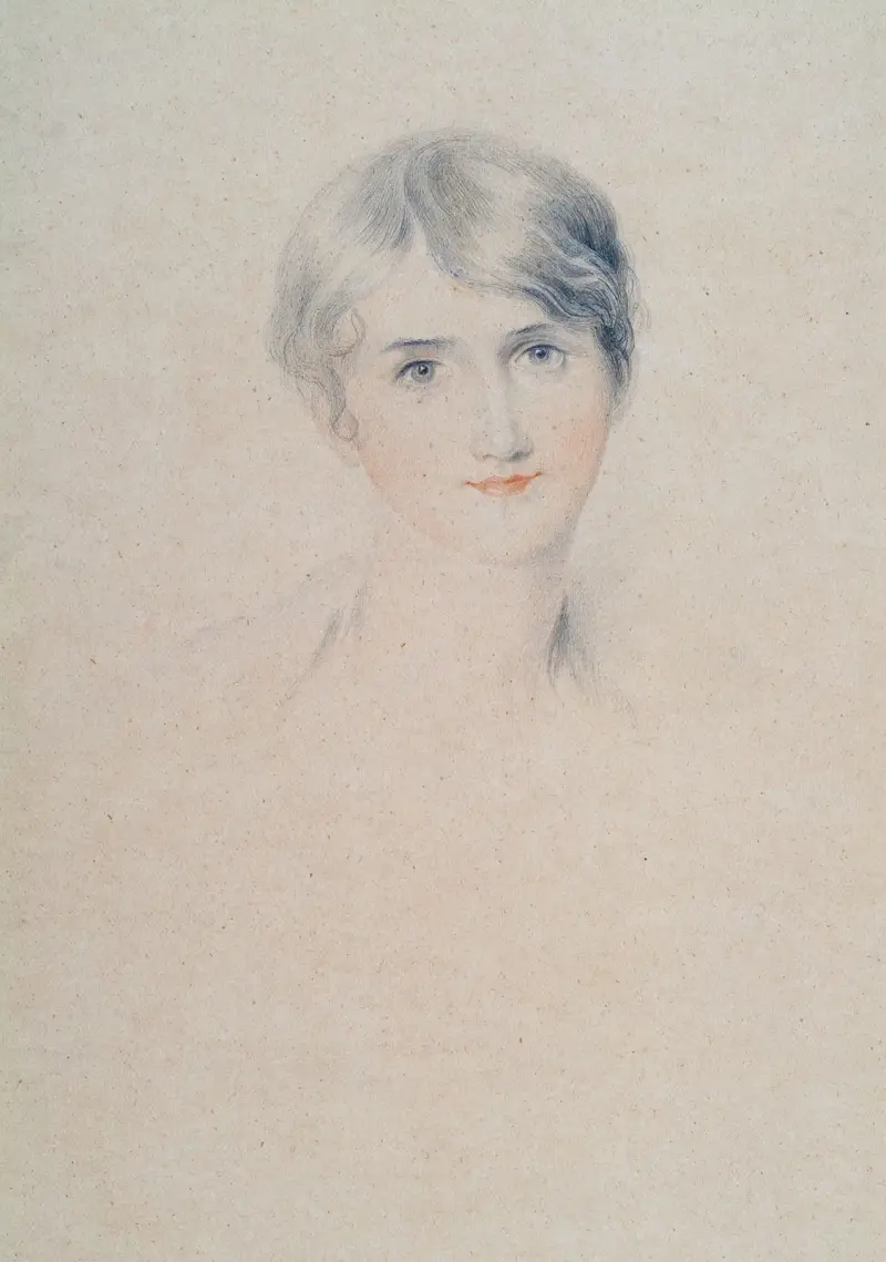 Porträtt av Miss Bloxham av Sir Thomas Lawrence