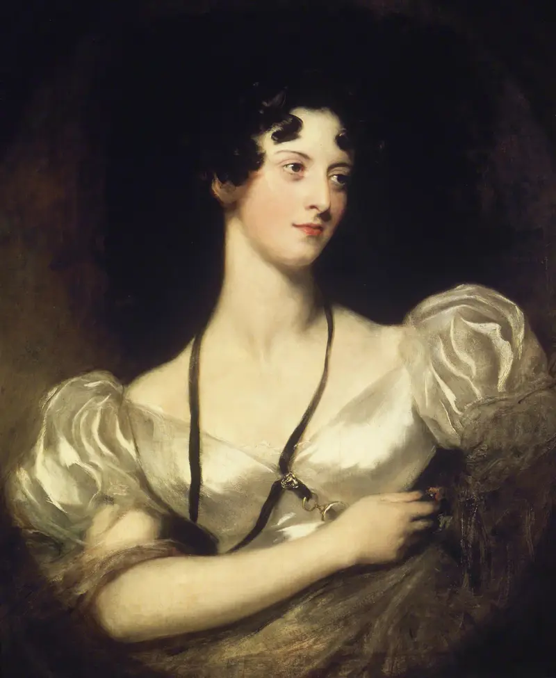 Porträtt av Miss Caroline Fry av Sir Thomas Lawrence