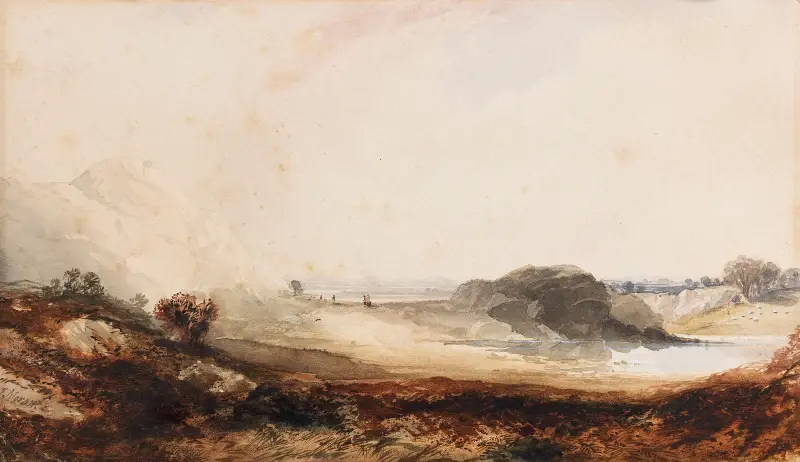 Alpská krajina, Thomas Moran