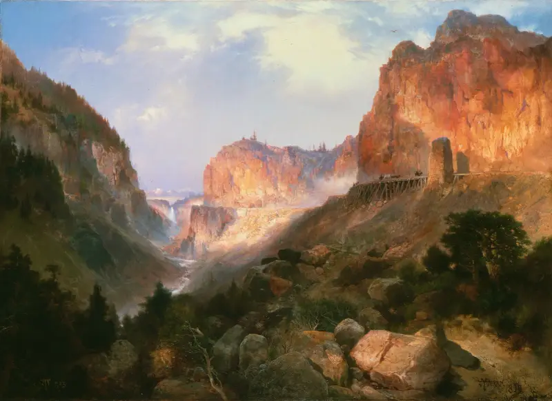 Golden Gate, Yellowstone National Park av Thomas Moran