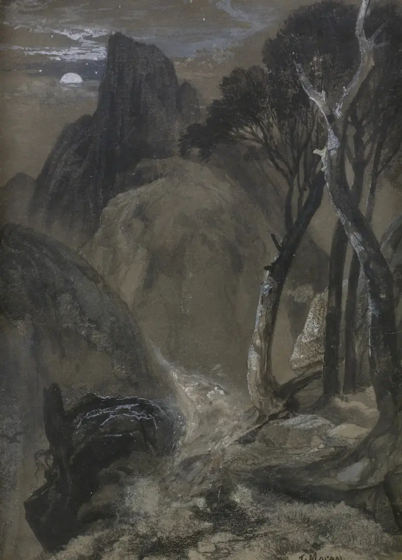 Half-Moon Yosemite von Thomas Moran