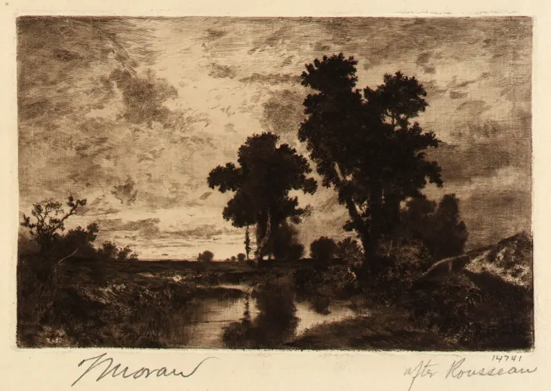 Landscape av Thomas Moran