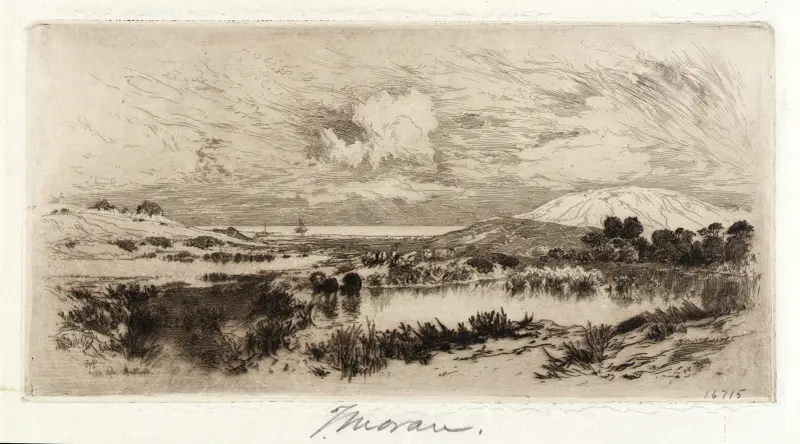 Montauk av Thomas Moran