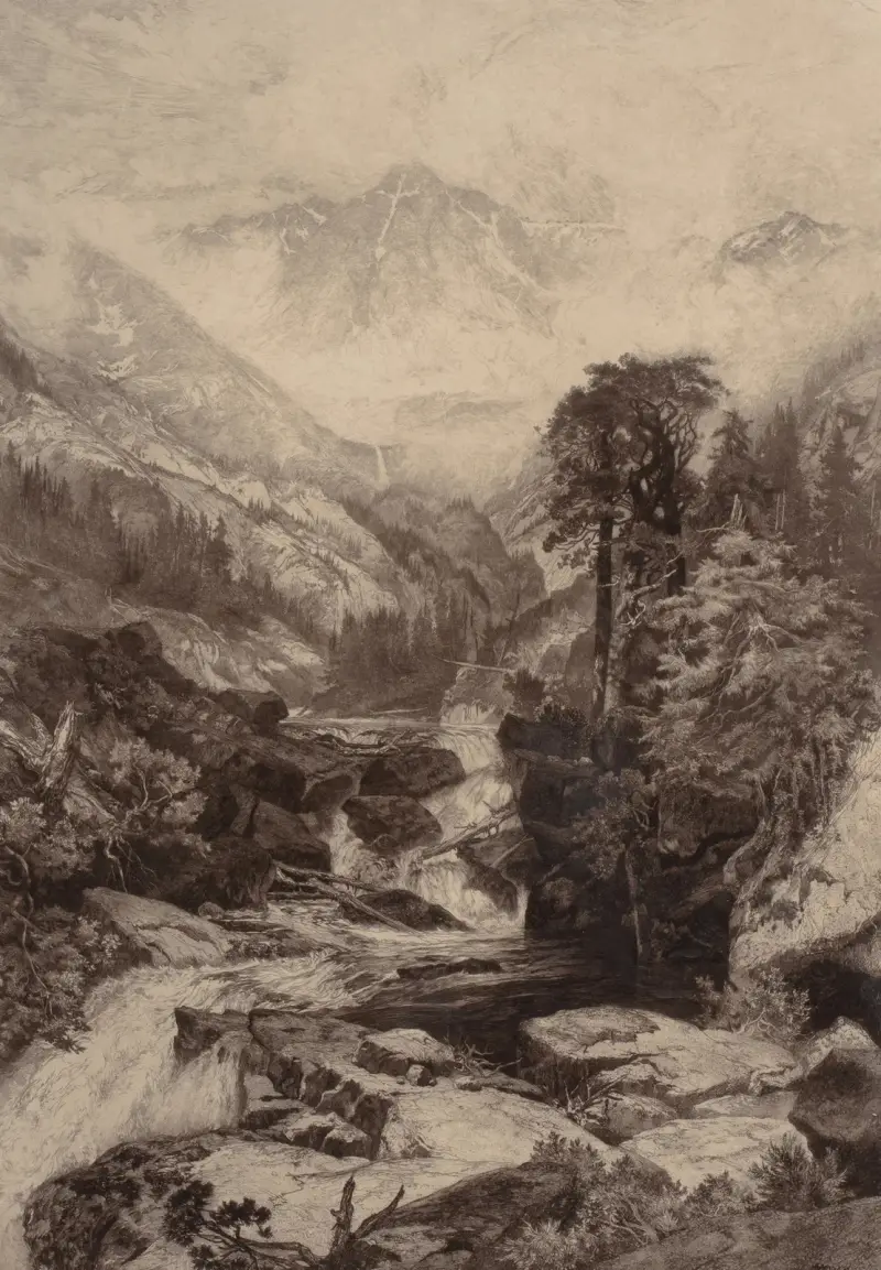 Berget med det heliga korset av Thomas Moran