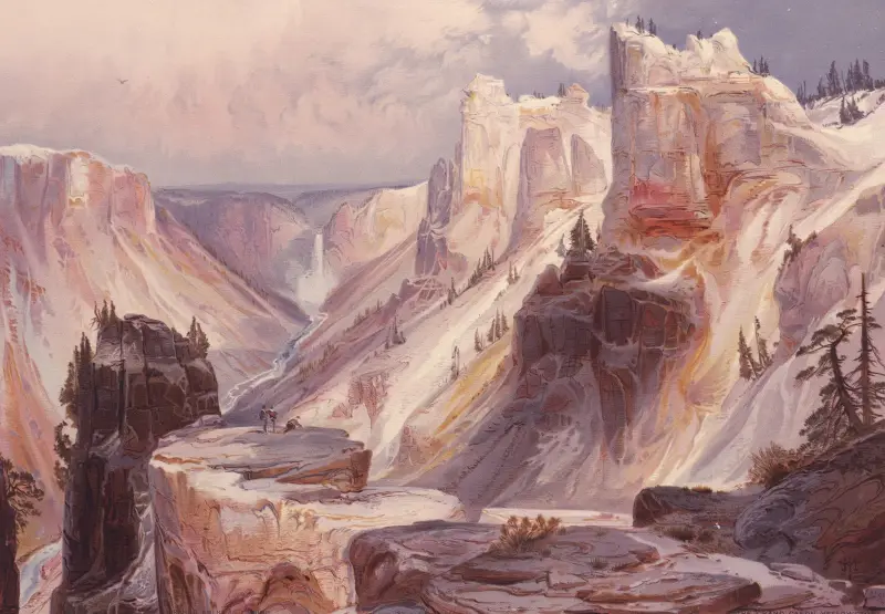 The Grand Canyon, Yellowstone av Thomas Moran