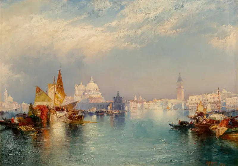 Widok Wenecji, 1894, Thomas Moran