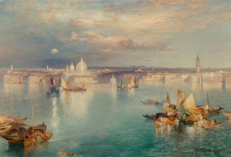 Wenecjański pejzaż, 1898, Thomas Moran