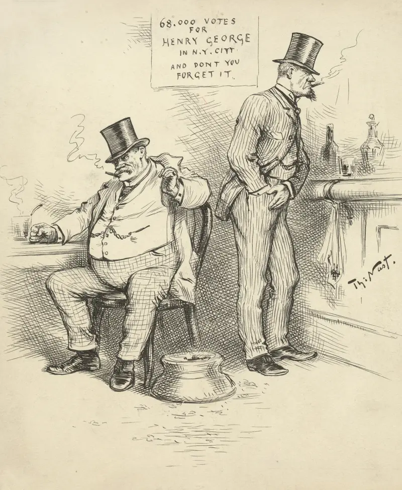 68,000 votes for Henry George in N.Y. City, and don’t you forget it. av Thomas Nast