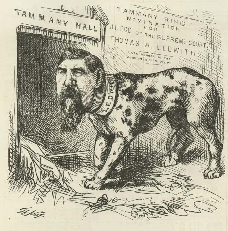 Pies powraca do swoich wymiotów, Thomas Nast