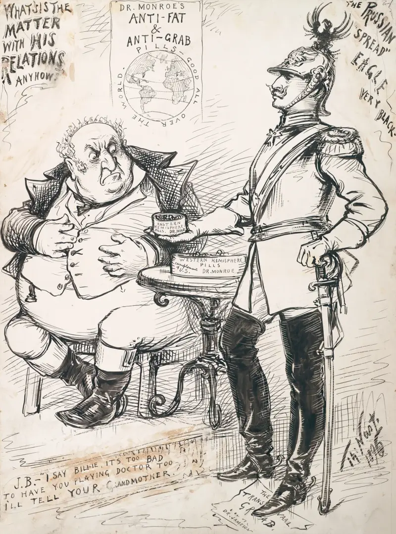 En lokal fråga. Vem är TARIFF och varför är HAN bara ute efter inkomster? av Thomas Nast