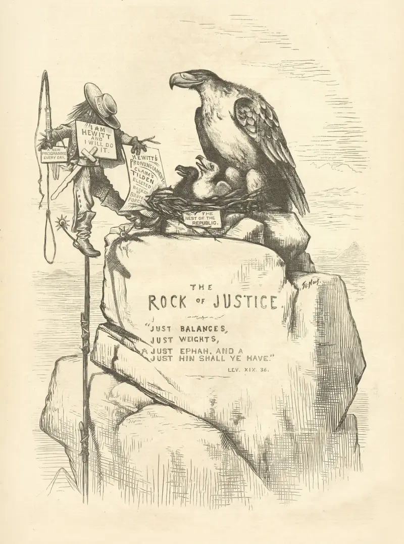 A ‘Mexican’ scarecrow av Thomas Nast