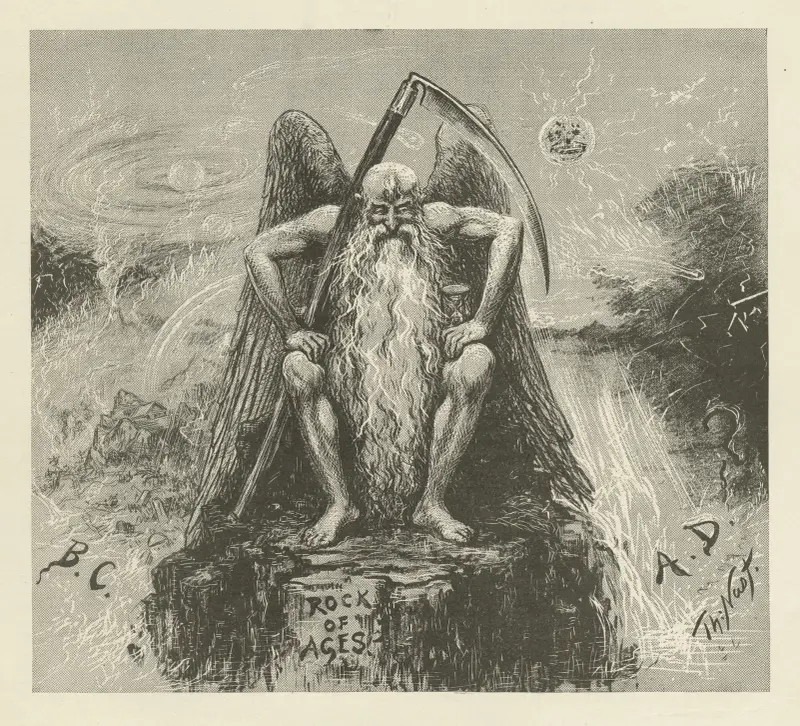 An everlasting subject of conversation av Thomas Nast